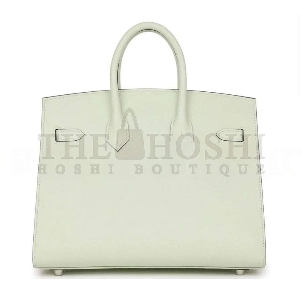 H**me5 BIRKIN 25 SWIFT LEATHER BUBBLE GREEN SILVER BUCKLE BAG H049362CK01 (25*20*13cm) Master Quality